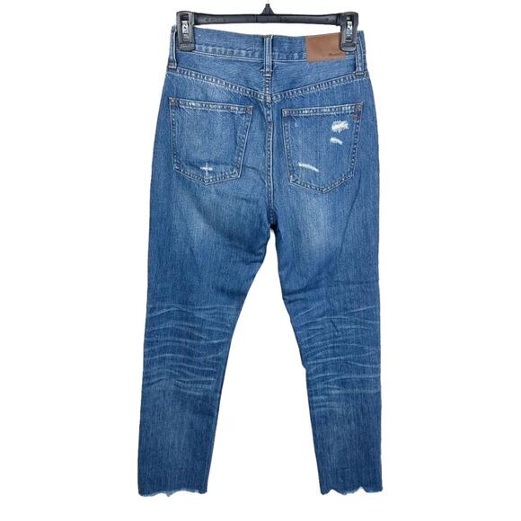 Madewell Size 25 The Perfect Summer Jean Destructed Edition Style#H5823 - Picture 4 of 11